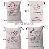 32 Styles Christmas Santa Sacks 1pc Drawstring Canvas Santa Sack Xmas Canvas Bag Hot Sale Big Santa Claus Gift Bag Drop Shipping thumbnail-3