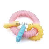Ring Shape Dog Play Toy Puppy Chew Toy for Small Dogs Cute Shape and Color thumbnail-2