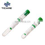 Green Cap Sodium Heparin Plain Vacuum Blood Collection Tube thumbnail-1