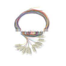 LC SC SM MM 1meter 12 Color Code st Fiber Optic Pigtail