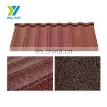 Aluminum Zinc Building Materials Flat Sheet Stone Coated Metal Roofing Tile in Nigeria thumbnail-4
