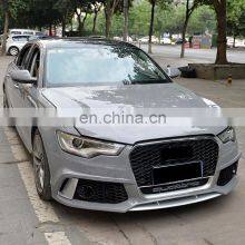 For Audi A7 2016-2018 Modified RS7 Model Front Bumper Assembly Perfect Fitment PP Plastic Body Kit thumbnail-3