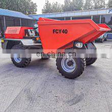Wholesale Low Height Underground Mini Dumpe FCY40 Hydraulic Operation CE 4 Ton 4x4 Mining Dumper Truck Tunnel Dumper thumbnail-3