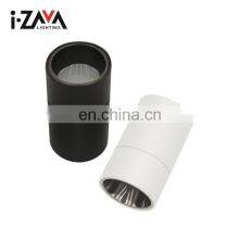 Energy Saving Shop Indoor Black White Surface Mounted Cob 12w Aluminum Led Downlight thumbnail-1