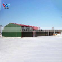 Cheap Warehouse Large Space Portable Warehouse Metal Building Prefabricated Steel Structure Goat Farm Building French thumbnail-5