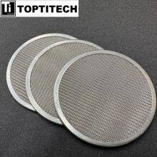 100um 5-layer Sintered SS316L Wire Mesh Filter Plate With Edge thumbnail-1