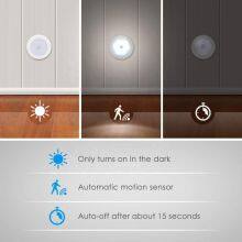 6LED BeadSensor Night Light PIR Infrared Motion LED Bulbs Auto On and Off Closet Battery Power For Home Wall Lamp Cabinet Stairs thumbnail-5