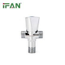 IFAN Zinc Alloy 3 Way Angle Valve 1/2