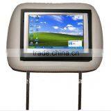 7" Headrest Monitor With AV VGA and Touch Screen for Car pc