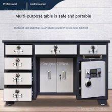 SES-160H 1.6m | Heavy Duty Office Desk With Safe Anti-Collision， Steel Plate| Bulk Order for Bank thumbnail-5