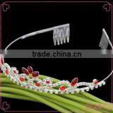 High Quality Handmade Bridal Crystal Crown For Pageant Crystal Crowns With Hair Accessories thumbnail-1