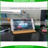 New Arrivel CM-10 Bamboo Mobile Phone Name Card Holder Stand Mount thumbnail-6