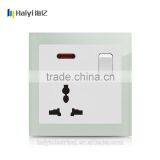 Best Selling Haiyi Glass Panel Uk Electric Power Supply 3 Pin 15a Switch Socket thumbnail-3