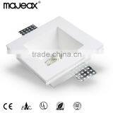 Trimless Plaster Gypsum Recessed Square Led Downlight