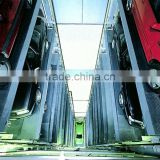 The central lift and storage shelves Automatic vertical parking system