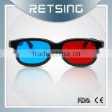 Trendy red blue 3d eyewear for interesting 3d movie