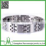 Wholesale Stainless Steel Gold Negative Ion Health Bracelet thumbnail-4