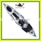 Non-transparent Plastic Kayak Fishing Canoe With Pedal Made in China thumbnail-6