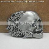 Custom Brand Name Buckle Plate Metal Belt Buckle thumbnail-3