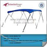 4 Bow Bimini Pontoon Deck Boat Cover Top thumbnail-1