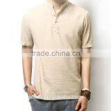 Quality Slim Fit Blank Polo Wholesale Shirt Hemp T Shirts thumbnail-4