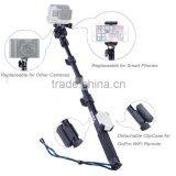 Hot Selling Telescopic Pole Camera Selfie Stick for go Pro Accessories