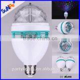 3W RGB Multi Color Auto Rotating Led Crystal Magic Disco Ball Light Bulb Quality Choice thumbnail-1