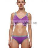 Hot Korean Teen Girl Bikini New Custom Women Sports Bra Zebra