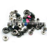 Custom Logo Nickel Free Metal Washable Four Parts Snap Button for Bags Garments thumbnail-6