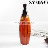 Glazed Vase for Sale Orange Big China Ceramic Vase thumbnail-3