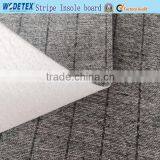 WodeTex Nonwoven Insole Board Stripe Insole Board Material for Casual Shoes Making