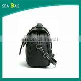 2016 Fashion Rivet Black Leather Satchel Tote Bag With Two Style Straps In Chinese thumbnail-3