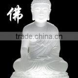 Wholesale Crystal Transparent Buddha Statues thumbnail-1