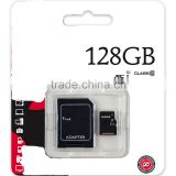 High Speed UHS-1 128GB Micro Size Trans Flash Card , Memory SD Card for Cellphone Camera DVR