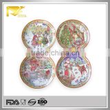 home decor 8 '' wholesale ceramic plates christmas, personalized ceramic christmas decoration