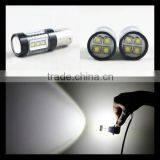 Car Lights Super Bright White 80W LED SMD 1156 Ba15s S25 P21W Backup Reverse Light Bulb Replace Halogen Lamp Car-styling