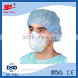 Disposable respirator N95 face mask with valve