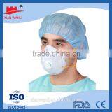 Disposable respirator N95 face mask with valve