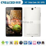 Octa Core 1.7GHz Android 4.4 and 7 Inch IPS 1920*1200 Tablet With Sim Cards Slot Gsm