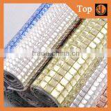 Clear Glue Base Hot Fix Crystal Rhinestone Mesh Sheet For Garment & Shoes thumbnail-2