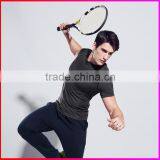 2016 New Style Tennis Clothes Sport T-shirt , Men Slimming Body Shaper, Men Sports Wear thumbnail-1