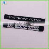 China Customize Brand Name Fabric Cloth Garment Label Woven Cheap Clothing Label thumbnail-3