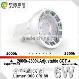 CCT Dimming Led Bulb Gu10 Ra88 GU10 Led Dimmable 6 Watt CE,RoHS Certification Gu10 Led Bulbs thumbnail-3