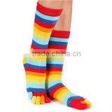Custom Stripe Long Japanese Toe Separators Socks thumbnail-1