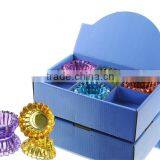 Sunflower Colorful Glass Tealight Candle Holder thumbnail-1