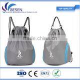 Custom Silk Printed Drawstring Gym Bag for Sports