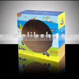 String Closure Paper Packaging Bag for Fashion Clothing With Clear PET Window and Selling Hook