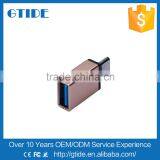 Aluminium Alloy USB 3.1 Type C Male to USB 3.0 Type A Female OTG Data Transfer/Charging Adapter/Connector for USB C Devices thumbnail-1