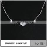 18K Gold Plated Chain Necklace/fashion 925 Sterling Silver Necklace thumbnail-1