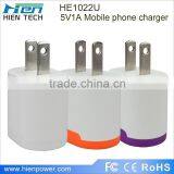 5V1000mA USB Charger Plug Type Can be Made as EU US UK AU CN Etc
